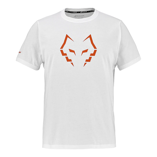 Camiseta Babolat Algodón White/White 2026 J. Lebrón