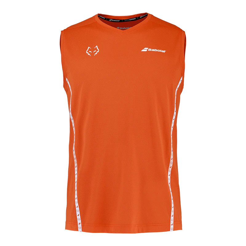 Camiseta Babolat Muscle Red/Orange 2026 J. Lebrón