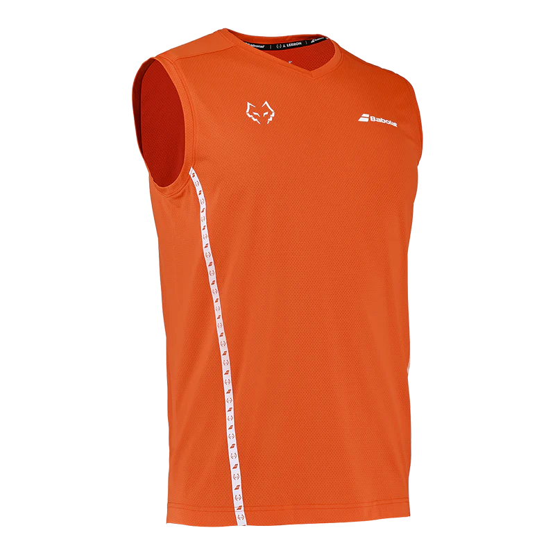 Camiseta Babolat Muscle Red/Orange 2026 J. Lebrón