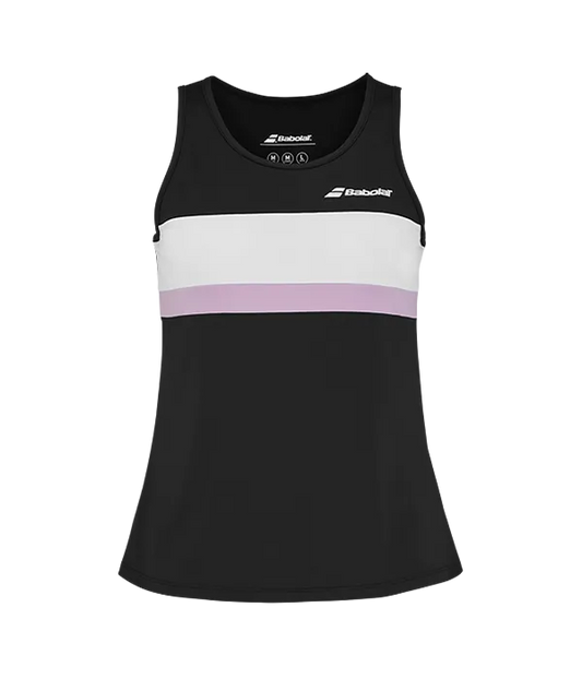 Camiseta Babolat Tank Top Black/Black Mujer 2025