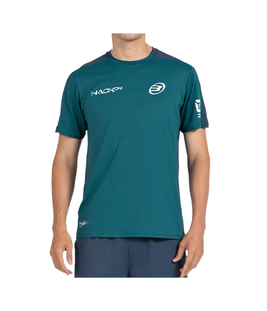 Camiseta Bullpadel Paquito Verde Oscuro