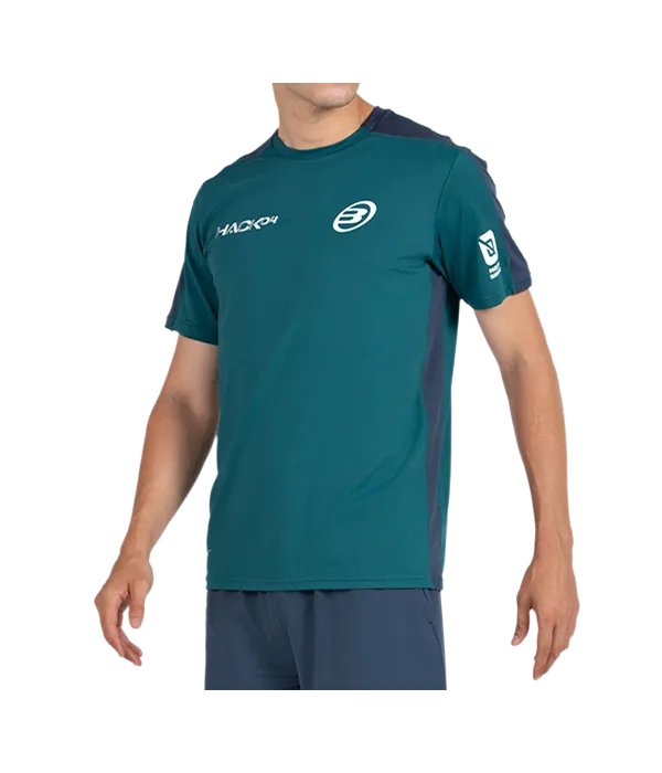 Camiseta Bullpadel Paquito Verde Oscuro