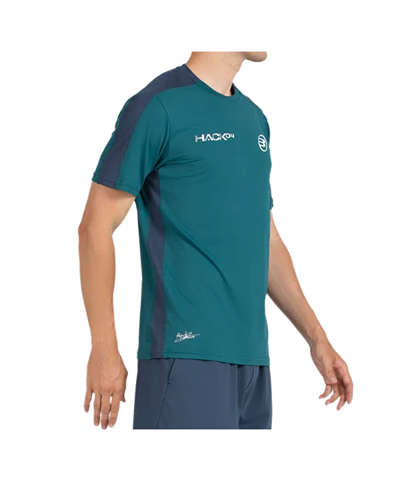 Camiseta Bullpadel Paquito Verde Oscuro
