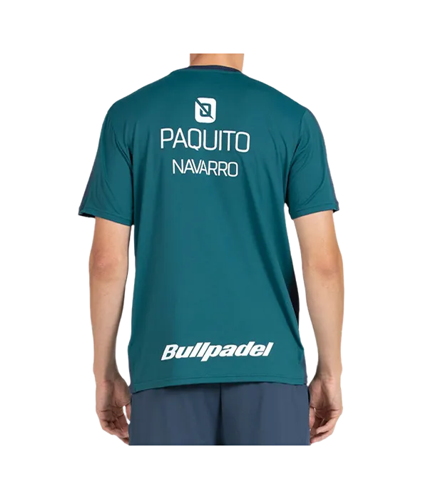 Camiseta Bullpadel Paquito Verde Oscuro