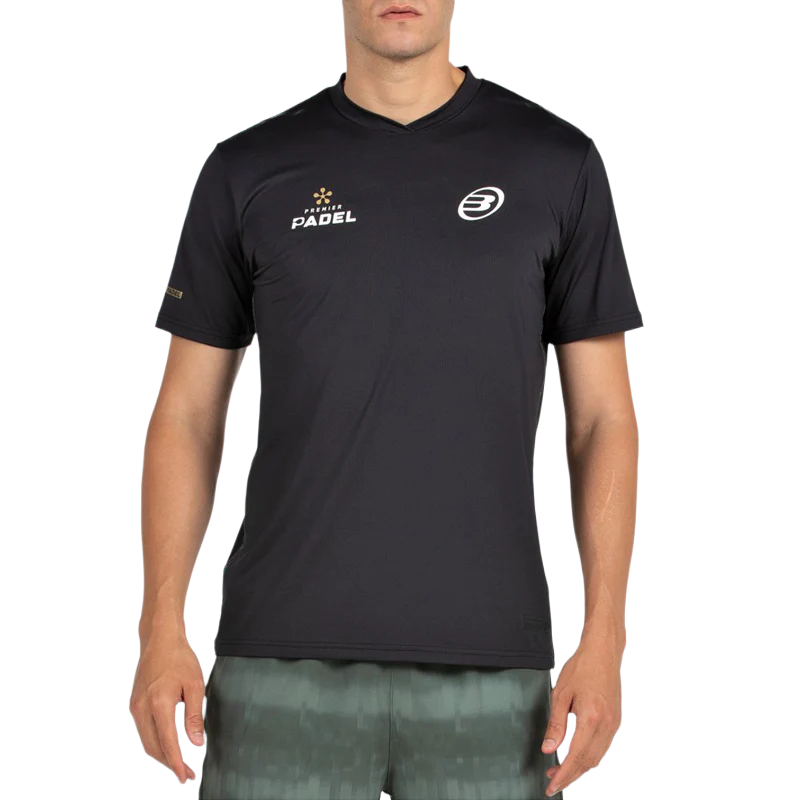Camiseta Bullpadel Perico Premier Padel Negro