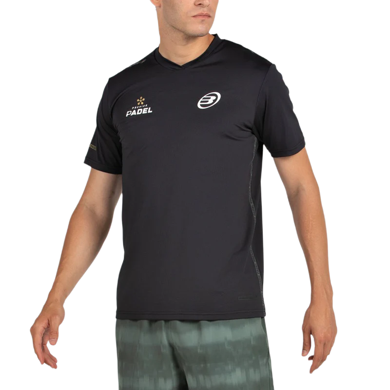 Camiseta Bullpadel Perico Premier Padel Negro