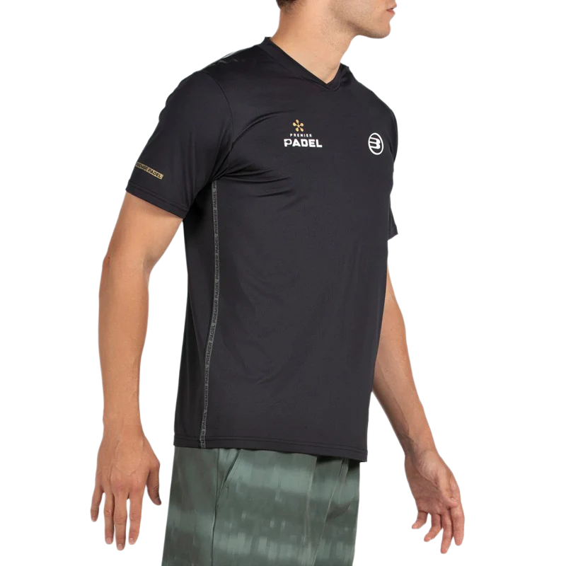 Camiseta Bullpadel Perico Premier Padel Negro