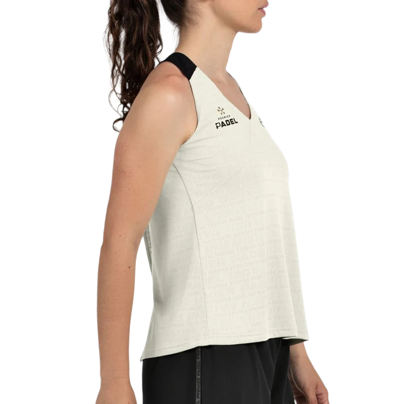 Camiseta Bullpadel Piura Crudo Mujer 2026