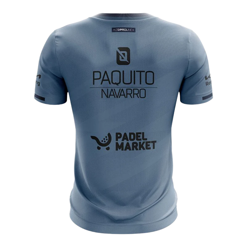 Camiseta Bullpadel Prior Paquito Navarro Azul Atlantico Vigore 2026