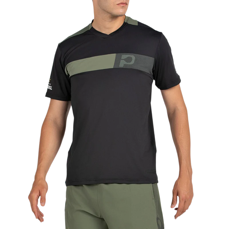 Camiseta Bullpadel Puyo Premier Padel Negro 2026