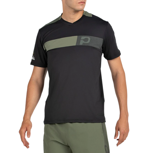 Camiseta Bullpadel Puyo Premier Padel Negro 2026