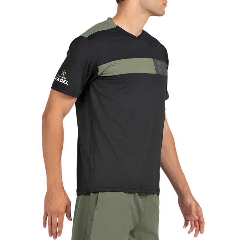 Camiseta Bullpadel Puyo Premier Padel Negro 2026