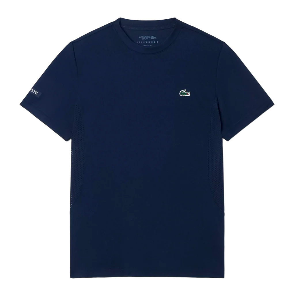 Camiseta Lacoste Novak Djokovic Regular fit Azul Marino 2026