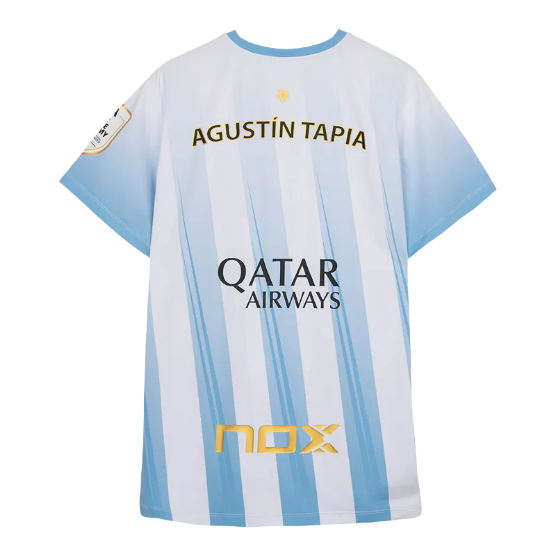 Camiseta Nox Sponsors AT10 Light Blue Agustín Tapia 2026