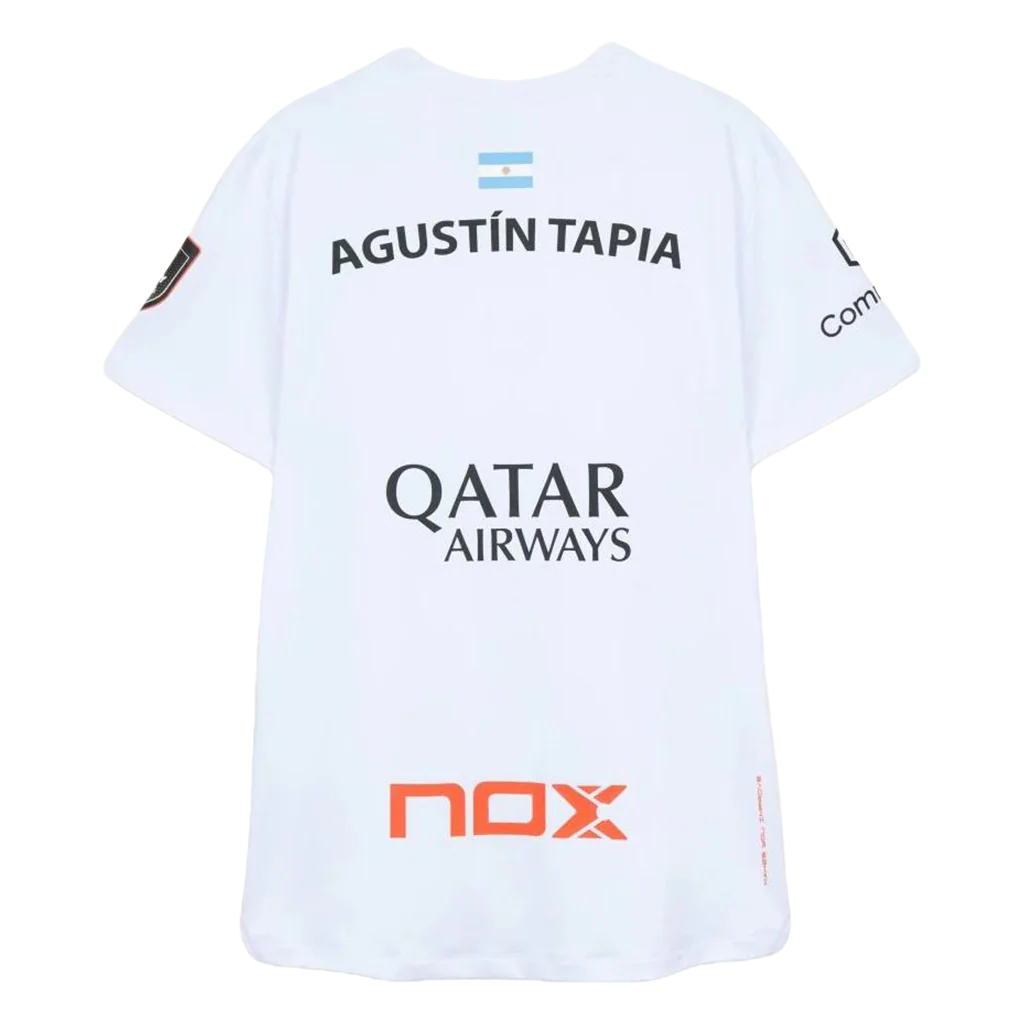 Camiseta NOX Sponsors AT10 White 2026 A. Tapia