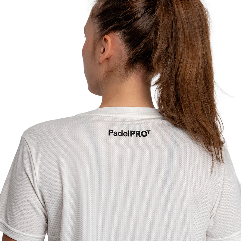 Camiseta Pro Basic Mujer PadelPRO Blanca