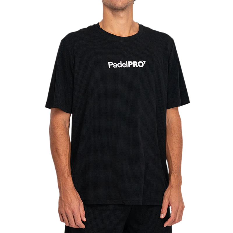 Camiseta Pro Basic PadelPRO Negra