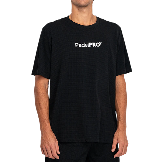 Camiseta Pro Basic PadelPRO Negra