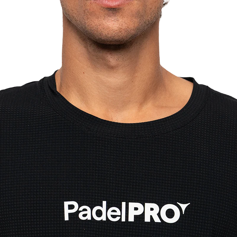 Camiseta Pro Basic PadelPRO Negra
