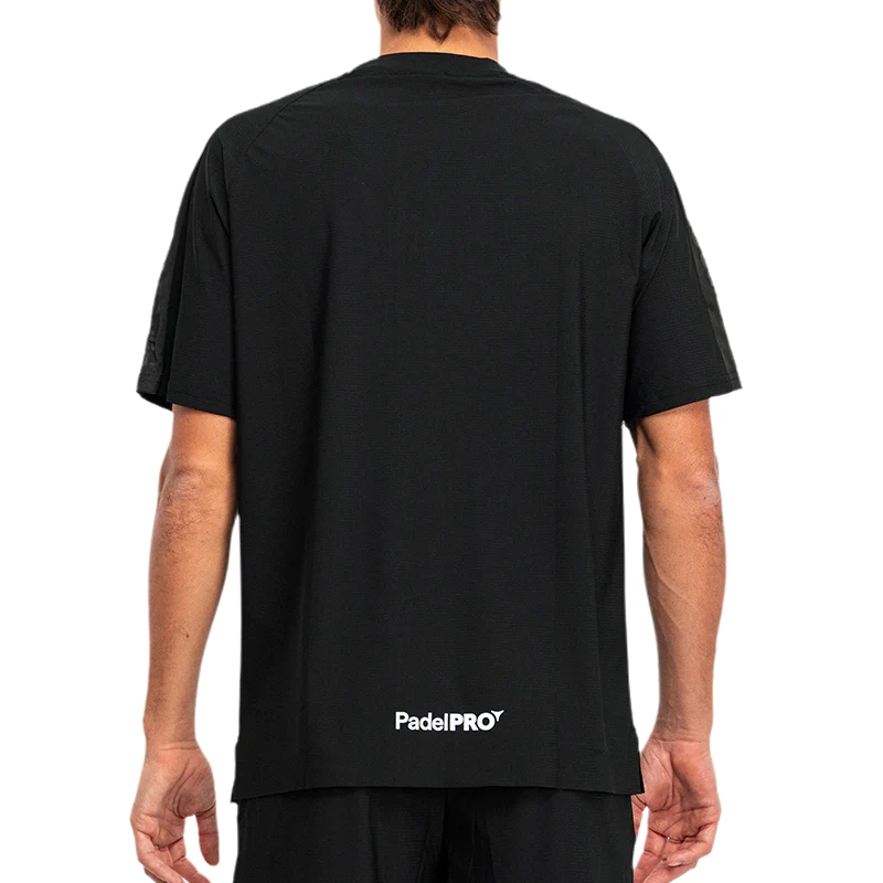 Camiseta Pro Elite PadelPRO Negra
