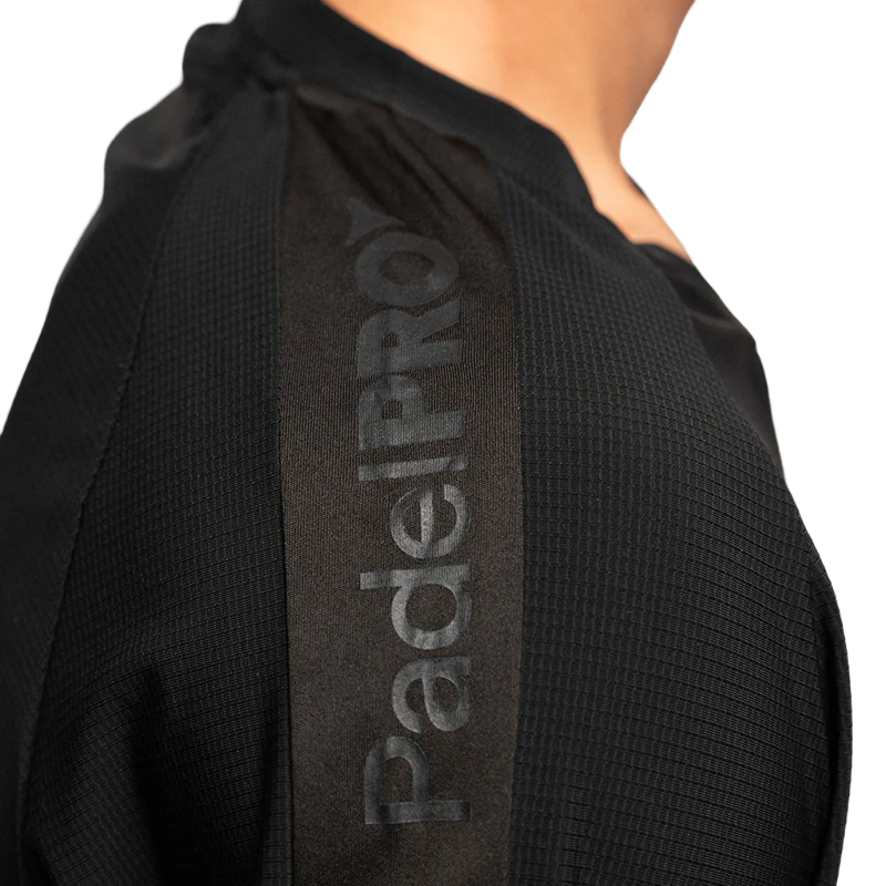 Camiseta Pro Elite PadelPRO Negra