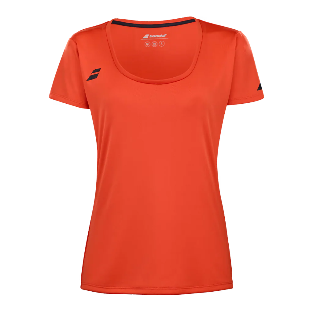 Camiseta Babolat Cap Sleeve Top Mujer Rojo