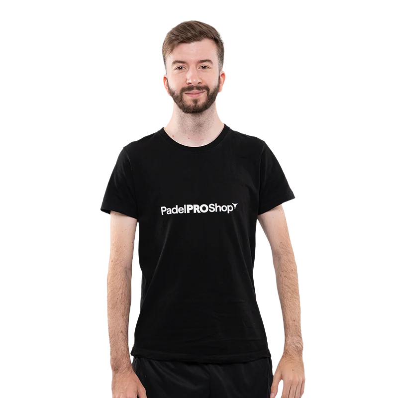Camiseta algodón PadelPROShop Negra