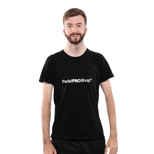 Camiseta algodón PadelPROShop Negra
