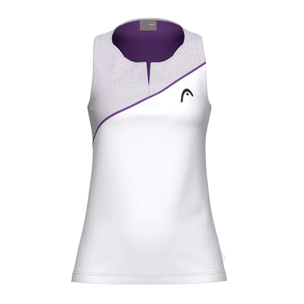 Camiseta de tirantes Head mujer Spirit Blanco/Morado 2026