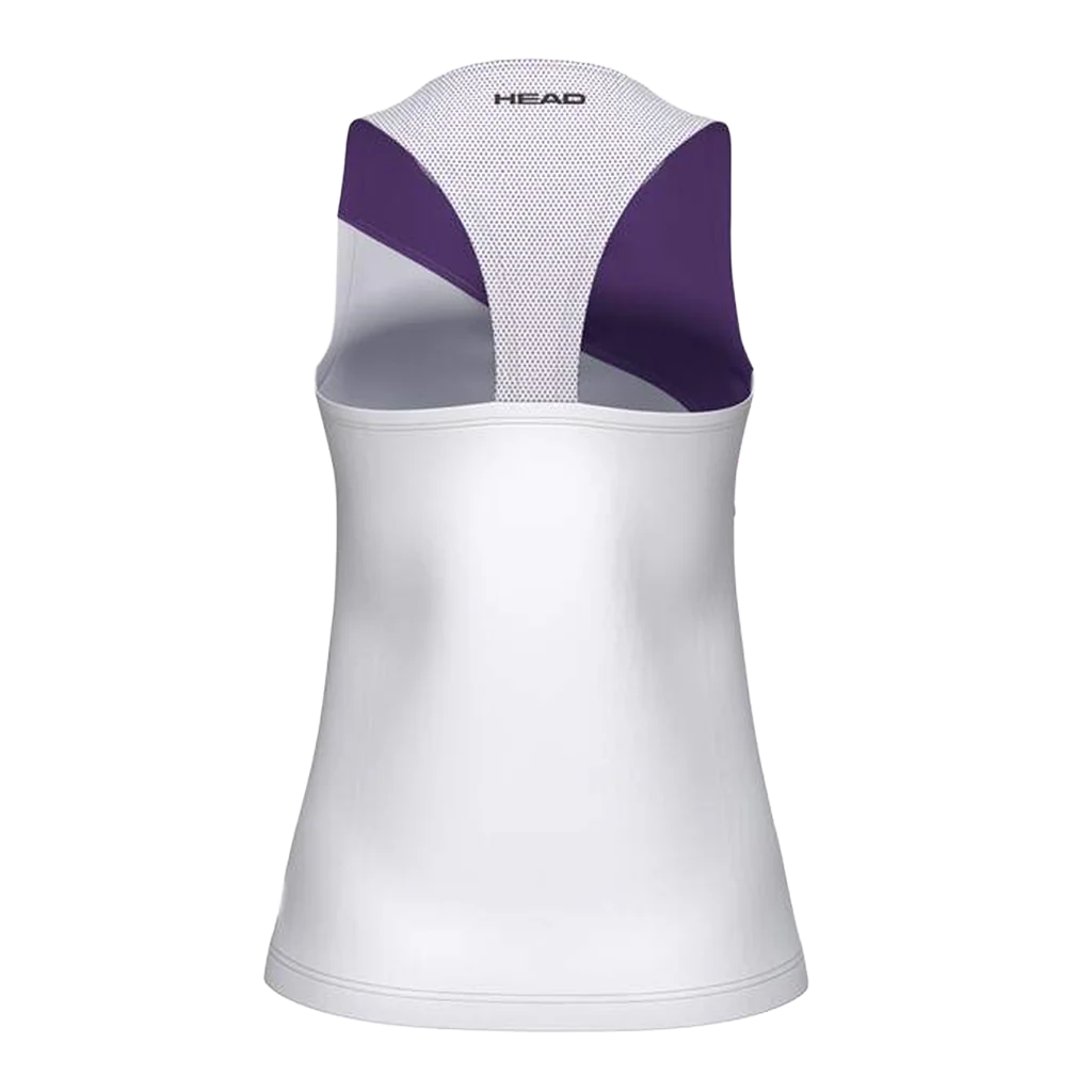 Camiseta de tirantes Head mujer Spirit Blanco/Morado 2026
