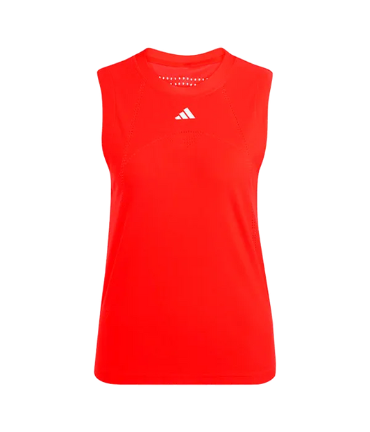 Camiseta sin mangas Adidas Match Pro Mujer Rojo 2025