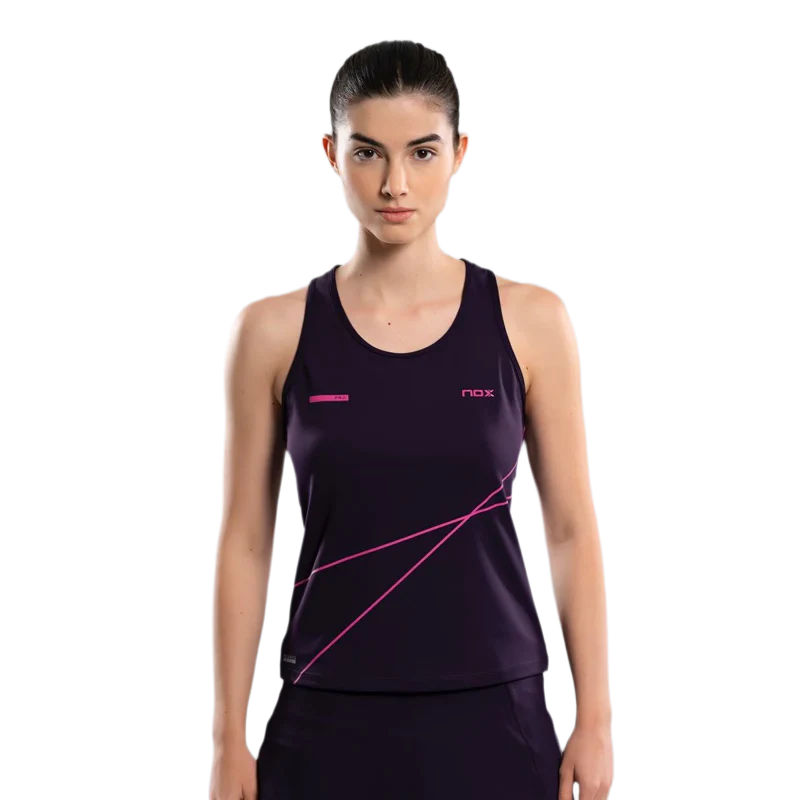 Camiseta de Tirantes Nox Pro Woman Blackberry