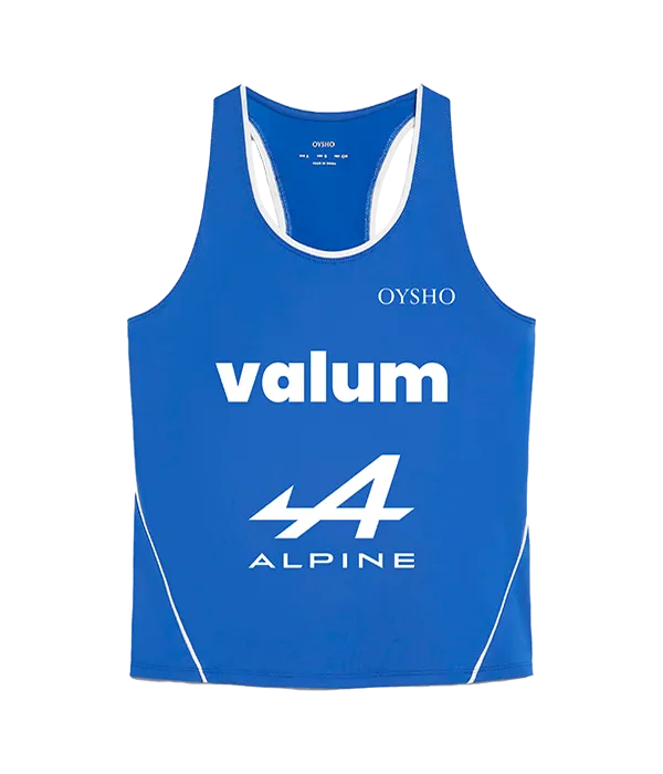 Camiseta Oysho Alejandra Salazar Azul
