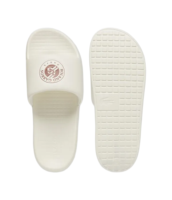 Chanclas Lacoste Serve Slide White 2025