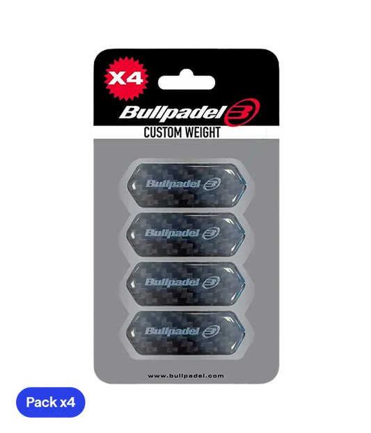 Custom Weight Bullpadel Negro (Pack x4)
