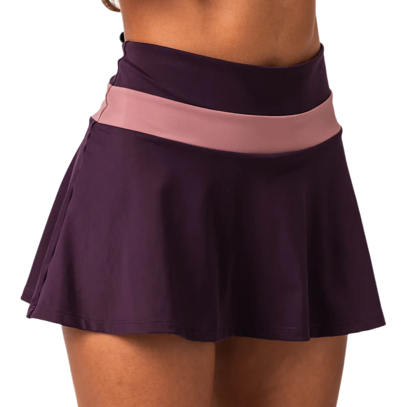 Falda Drop Shot Vania Morado