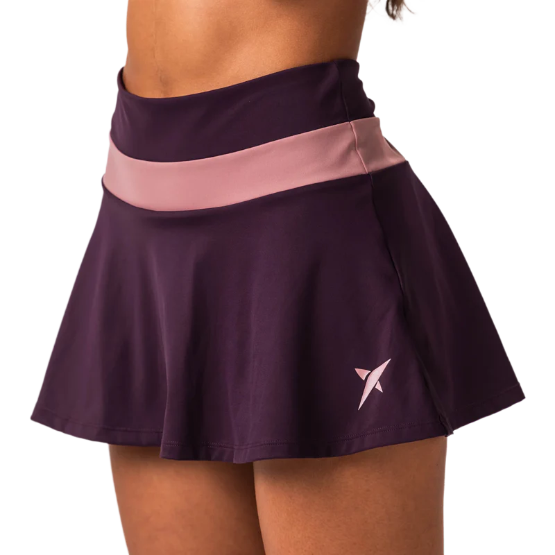 Falda Drop Shot Vania Morado