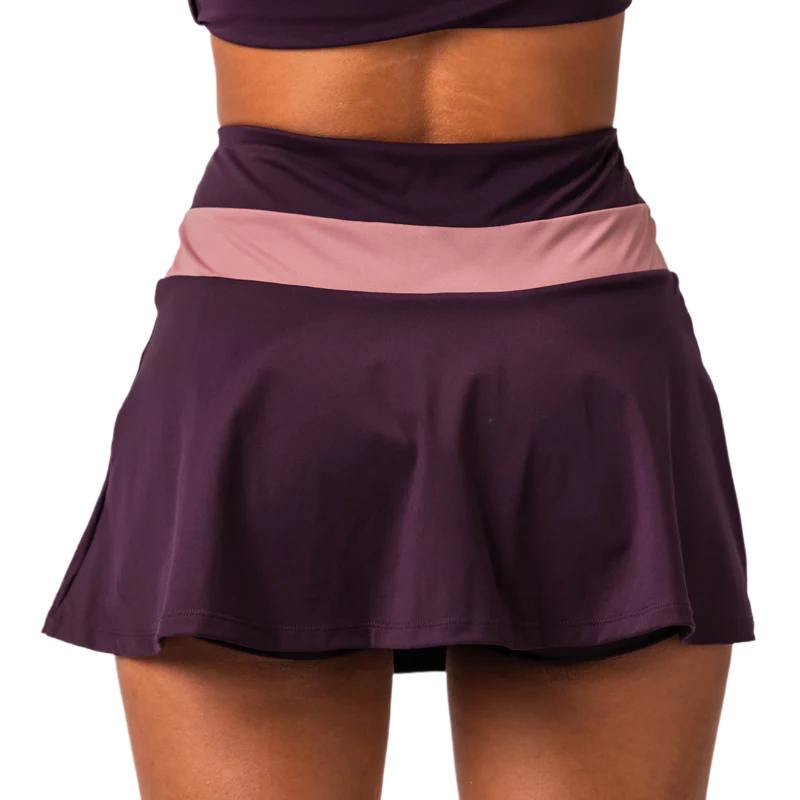 Falda Drop Shot Vania Morado