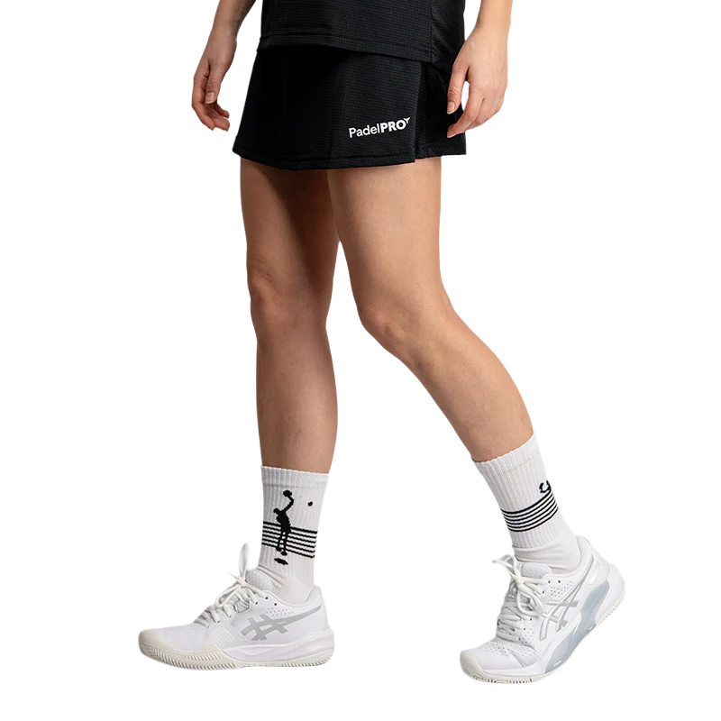 Falda Pro Basic Mujer PadelPRO Negra