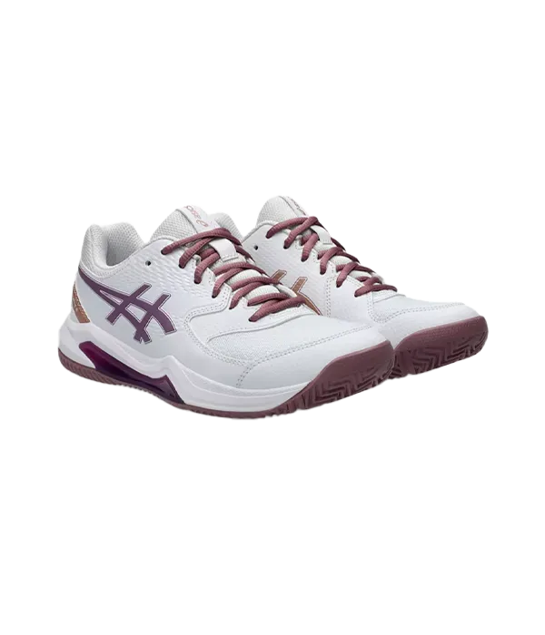Zapatillas Asics Gel-Dedicate 8 Padel Mujer White/Dark Ube 2025