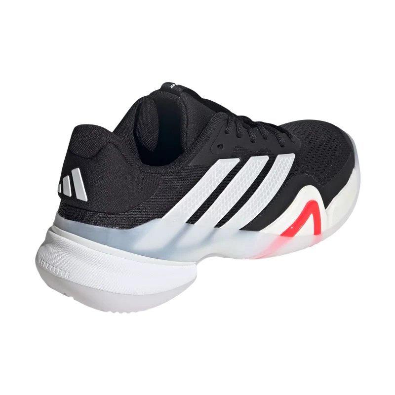 Zapatillas Adidas Barricade 14M CL Negro/Blanco 2026