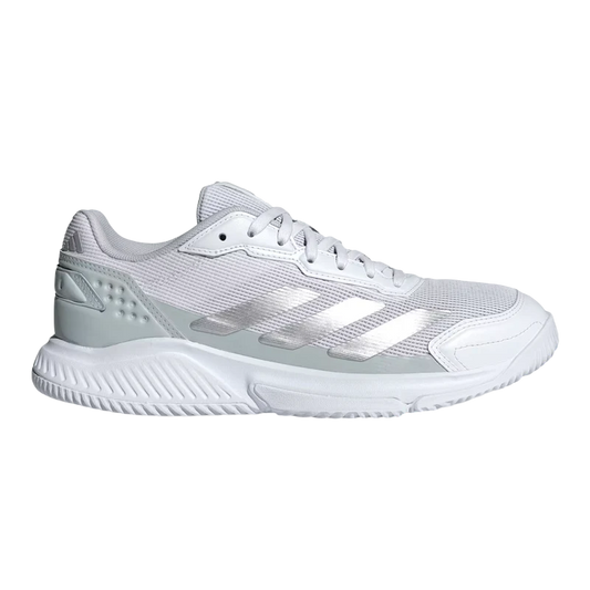 Zapatillas Adidas Courtquick Blanco/Plata Mujer 2026