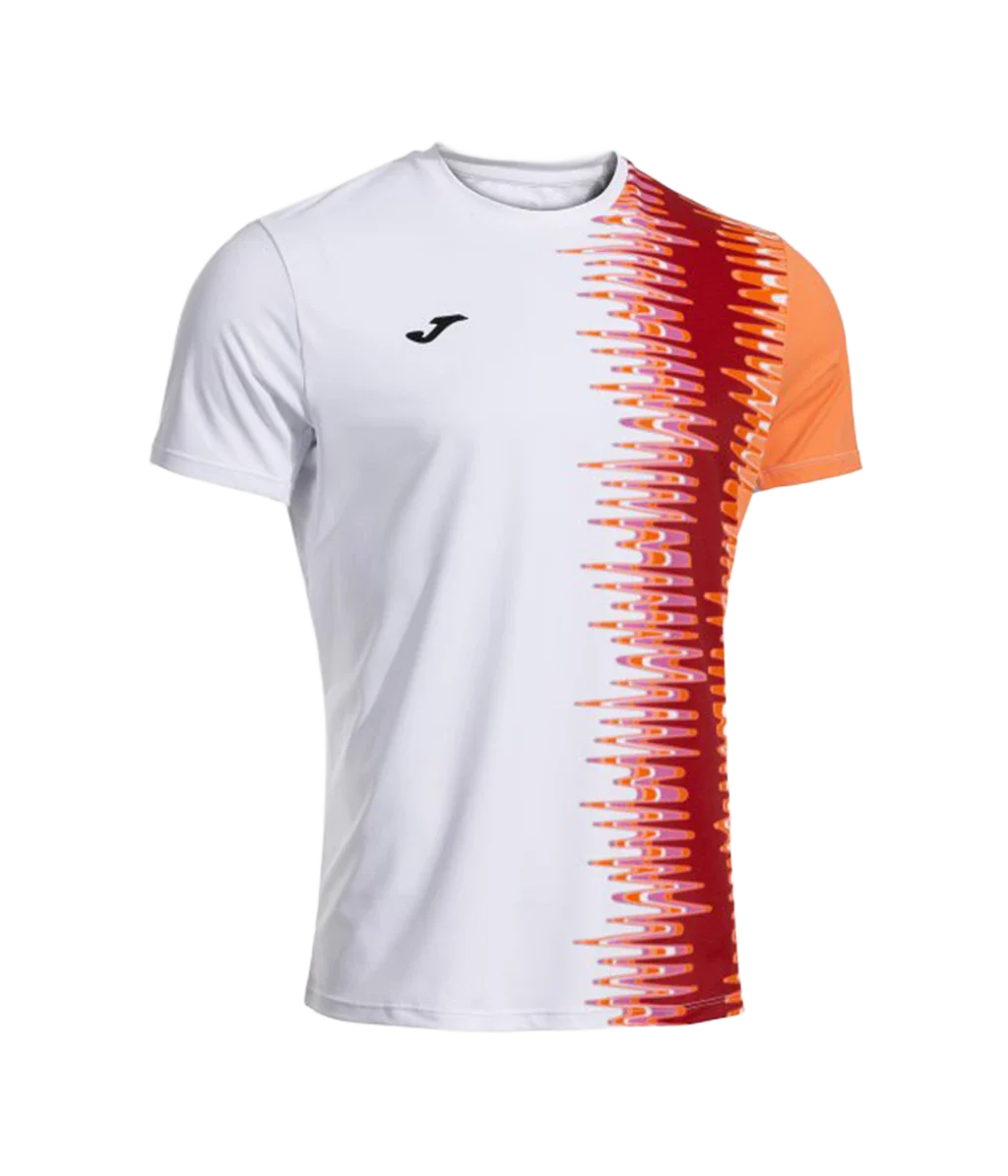 Camiseta Joma Smash White Orange 2026