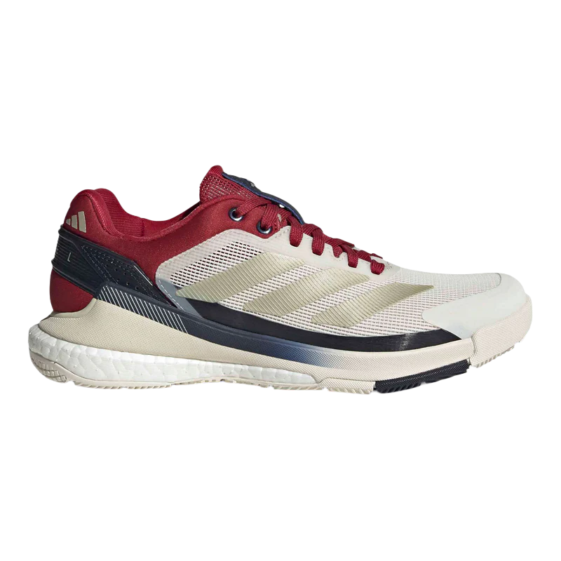 Zapatilla Adidas Crazyquick Boost Padel Mujer Blanco/Rojo 2026
