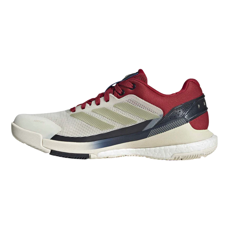 Zapatilla Adidas Crazyquick Boost Padel Mujer Blanco/Rojo 2026