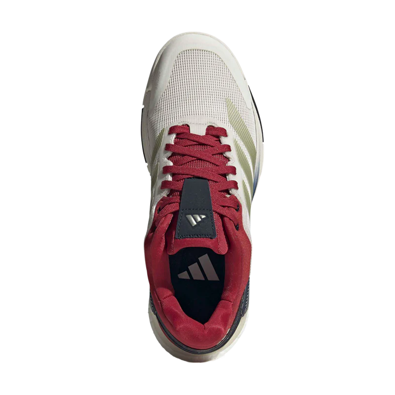 Zapatilla Adidas Crazyquick Boost Padel Mujer Blanco/Rojo 2026