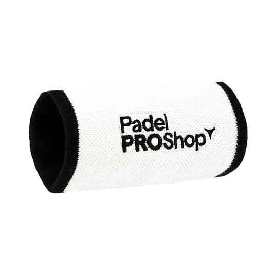 Muñequera Larga PadelPROShop Blanco/Negro