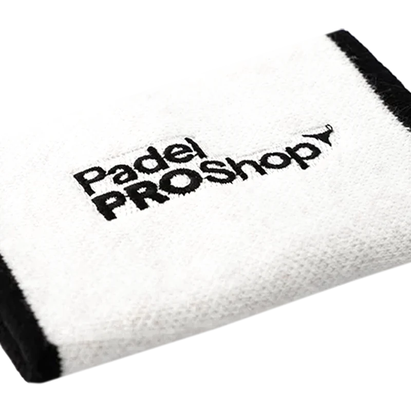 Muñequera Larga PadelPROShop Blanco/Negro