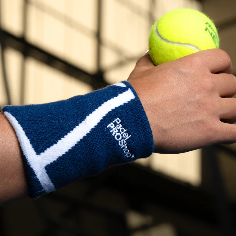 Muñequera Larga PadelPROShop Court Azul Marino