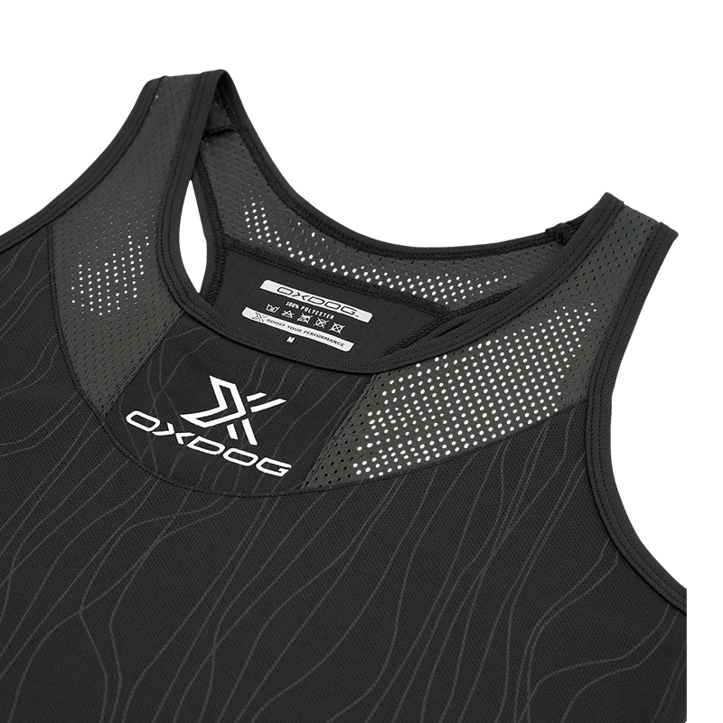 Camiseta Tirantes Oxdog Tiebreak Mujer Negro